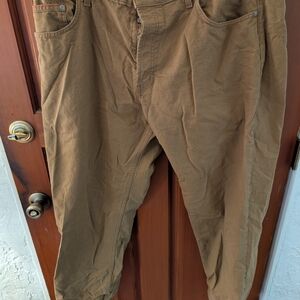Naked and Famous Easy Guy - Duck Canvas Selvedge Brown Five Pocket Pants Size 42